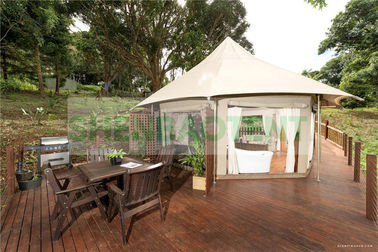 Große Raum-Luxushotel-Zelt-fertigen herrliches Safari-Zelt für Glamping kundenspezifisch an