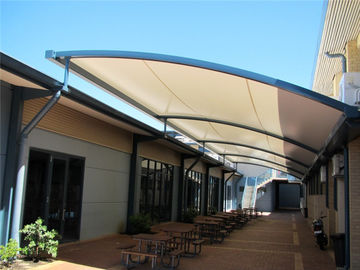 PTFE-Membran-dehnbarer Schatten segelt großes Mall-Mitte-Dach-System-Stahlkonstruktion